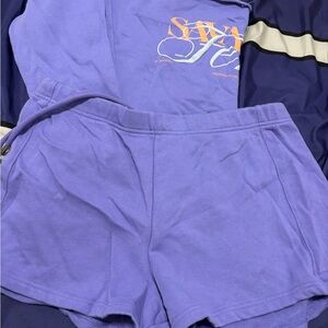 Cropped Hoodie and Shorts